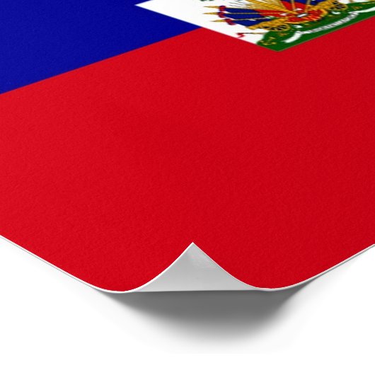 Haïti - Haïtiaanse vlag - Poster (Hoek)