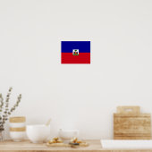 Haïti - Haïtiaanse vlag - Poster (Keuken)
