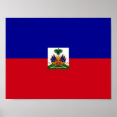 Haïti - Haïtiaanse vlag - Poster (Voorkant)