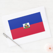 Haïti/Haïtiaanse vlag Rechthoekige Sticker (Envelop)