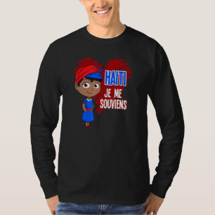 Haïti Haïtiaanse vlagdag trots Ayiti Woman H T-shirt