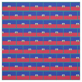 Haïti, Haïtiaanse vlaggenstof / trendy mode Stof (Swatch)