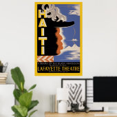 Haiti Harlem Lafayette  WPA Federaal Theater Poster (Thuiskantoor)