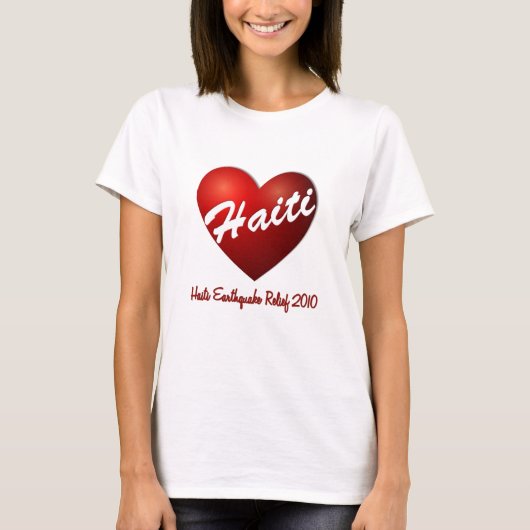 Haïti - Harteaardbevingsverlichting T-shirt (Voorkant)