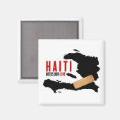 Haïti heeft onze liefde nodig magneet (Voorkant / Achterkant)