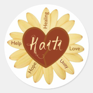 Haïti Hulp Valentijn Stickers