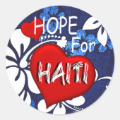 Haïti Hulp Valentijn Stickers (Voorkant)