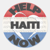 Haïti Hulp Valentijn Stickers (Voorkant)