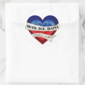 Haïti Hulp Valentijn Stickers (Tas)