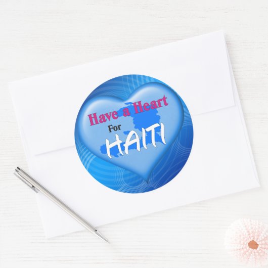 Haïti Hulp Valentijn Stickers (Envelop)