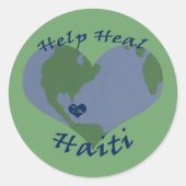 Haïti Hulp Valentijn Stickers (Voorkant)