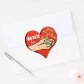 Haïti Hulp Valentijn Stickers (Envelop)