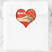 Haïti Hulp Valentijn Stickers (Tas)