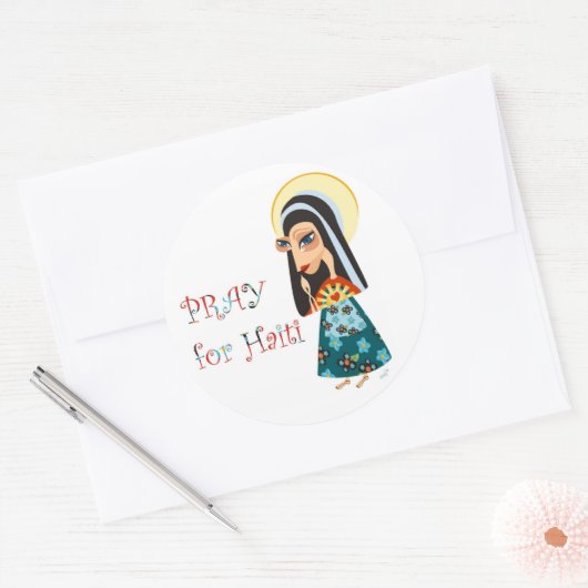 Haïti Hulp Valentijn Stickers (Envelop)