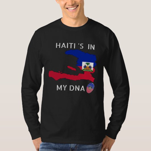 Haiti Is In My DNA Haitian flag day Pride Haiti T-shirt (Voorkant)
