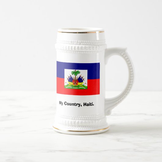 Haïti is mijn land, mijn thuis. bierpul (Rechts)