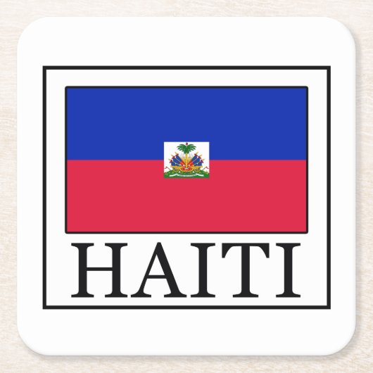 Haïti Kartonnen Onderzetters (Voorkant)