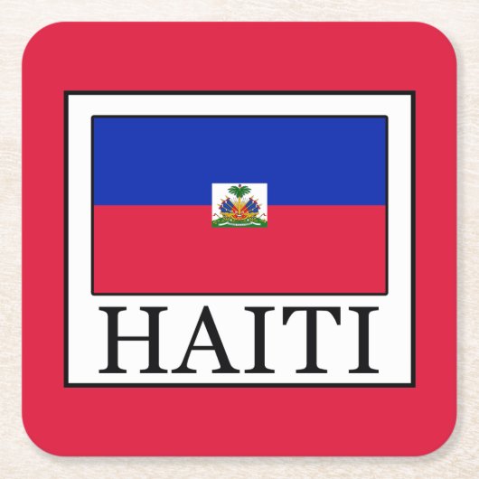 Haïti Kartonnen Onderzetters (Voorkant)