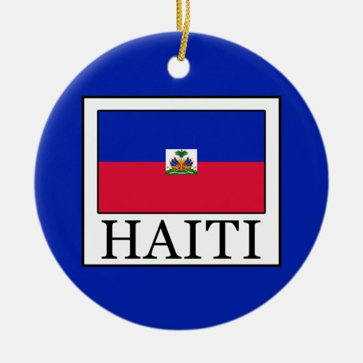 Haïti Keramisch Ornament (Voorkant)