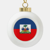 Haïti Keramische Bal Ornament (Voorkant)