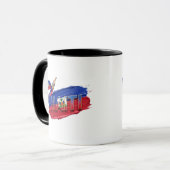 Haiti Kwast Ontwerp | Caraïbische Trots Mok (Voorkant links)