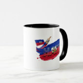 Haiti Kwast Ontwerp | Caraïbische Trots Mok (Voorkant rechts)