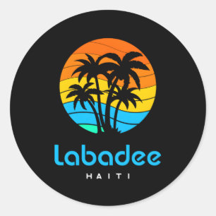 Haiti Labadee Ronde Sticker