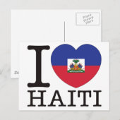 Haiti Love v2 Briefkaart (Voorkant / Achterkant)