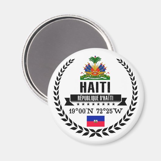 Haïti Magneet (Voorkant / Achterkant)