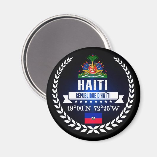 Haïti Magneet (Voorkant / Achterkant)