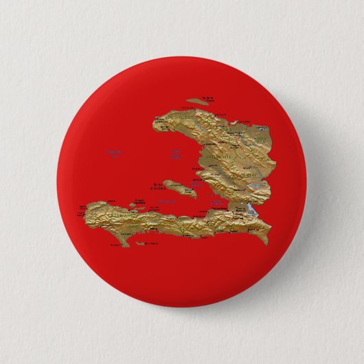 Haïti Map Button (Voorkant)