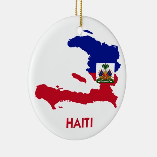 HAITI MAP KERAMISCH ORNAMENT (Rechts)