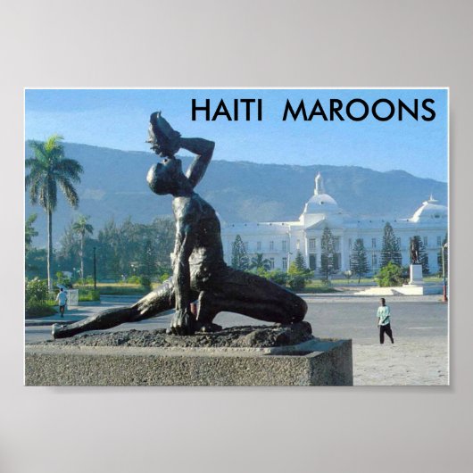 HAITI MAROONS POSTER (Voorkant)