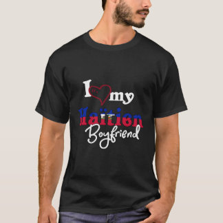 Haiti Matching Ik hou van mijn Haïtiaanse vriend P T-shirt