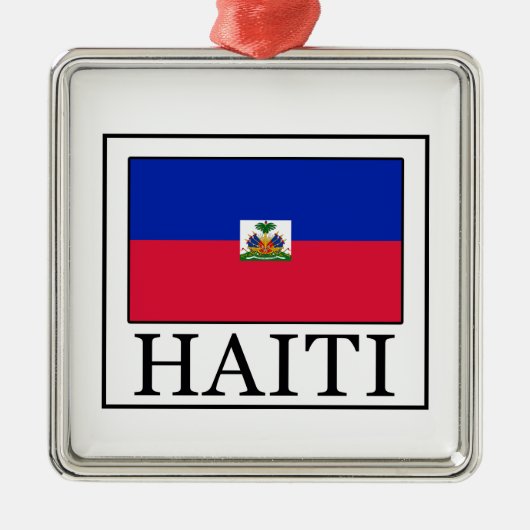Haïti Metalen Ornament (Voorkant)