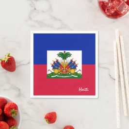 Haïti Napkins, Haïtiaanse Vlag partij / sport fans Servet