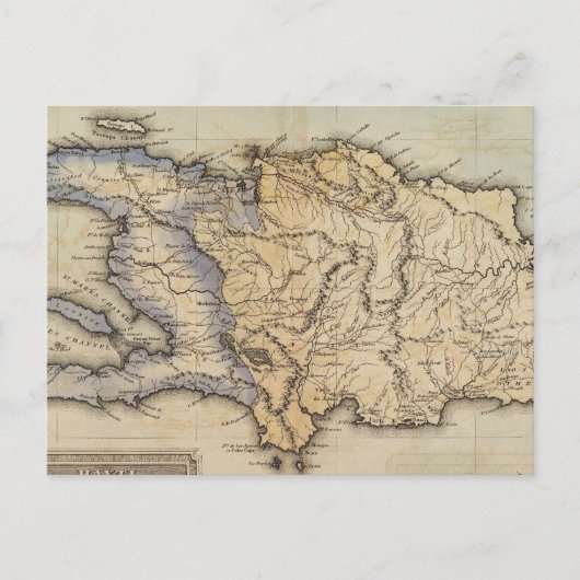 Haïti of Saint Domingo Briefkaart (Voorkant)