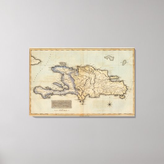 Haïti of Saint Domingo Canvas Afdruk (Voorkant)