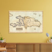 Haïti of Saint Domingo Canvas Afdruk (Insitu (Woonkamer))