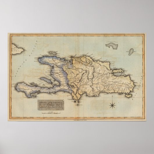 Haïti of Saint Domingo Poster (Voorkant)