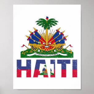 Haïti Onafhankelijkheid Haïtiaanse Vlag Dag Haïti  Poster