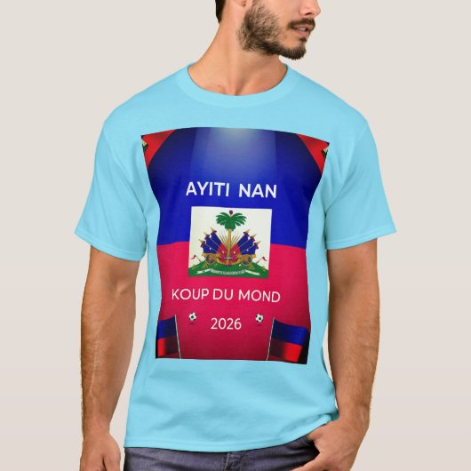 Haïti op het WK 2026 T-shirt (Voorkant)