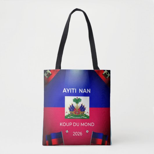 Haïti op het WK 2026 Tote Bag (Voorkant)