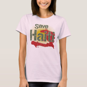 Haïti opslaan (groen) - Proceeds gaan naar RED CR T-shirt