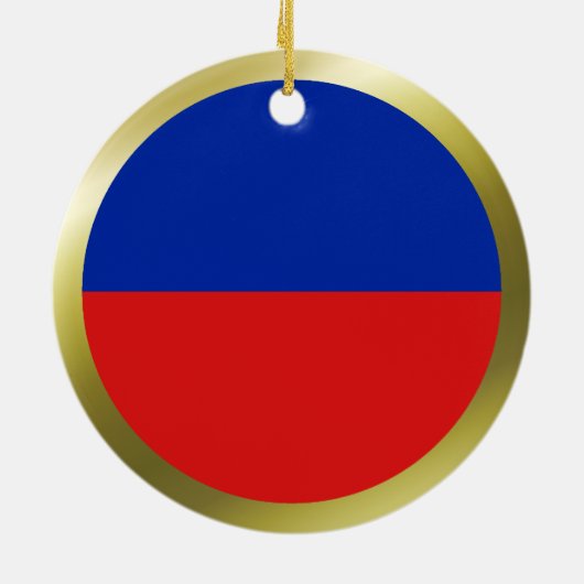 Haïti-Ornament Keramisch Ornament (Achterkant)