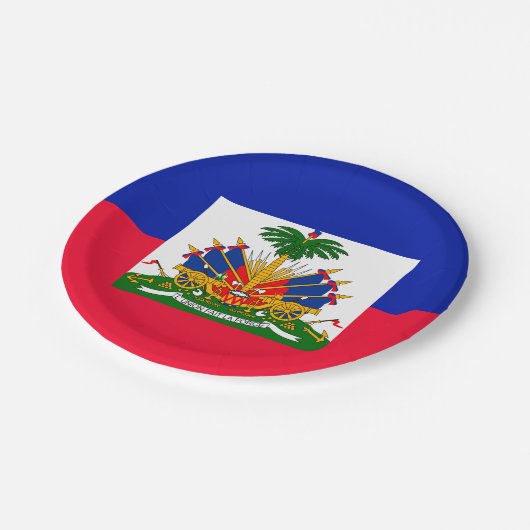 Haïti Papieren Bordje (Gekanteld)