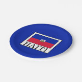 Haïti Papieren Bordje (Gekanteld)