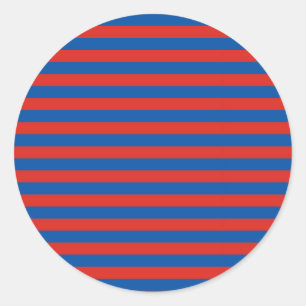 Haïti Parijse vlag strepen symbool patroon land re Ronde Sticker