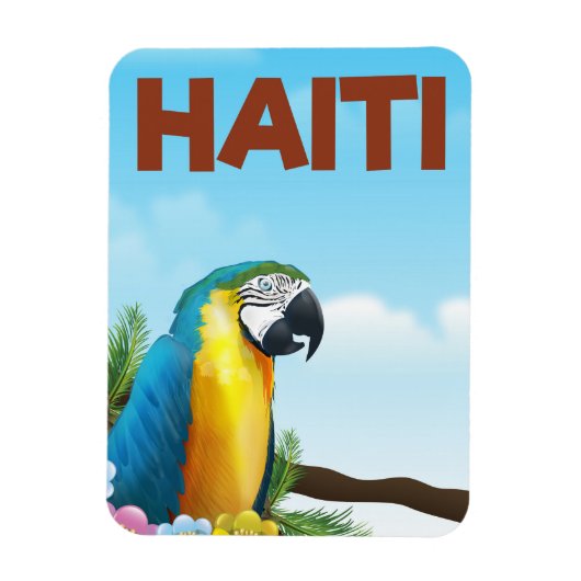 Haiti Reisposter Magneet (Verticaal)