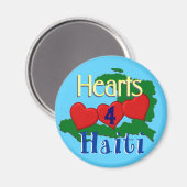 Haïti Relief Valentijn Koelkastmagneten Magneet (Voorkant / Achterkant)